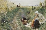 Anders Zorn vart dagliga brod oil on canvas